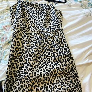 Pull and Bear Mini Dress Cheetah pattern